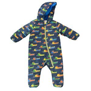 Hatley Babys Winter Puffer All-in-one Vintage Snowmobiles Size 18-24M